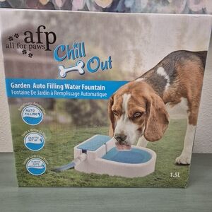 All For Paws Chill Out Dog & Cat Outdoor Auto Filling Water Fountain